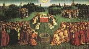 Jan Van Eyck Adoration fo the Mystic Lamb,from the Ghent Altarpiece Germany oil painting artist
